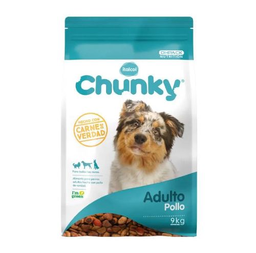 Chunky pollo adulto en Manchas