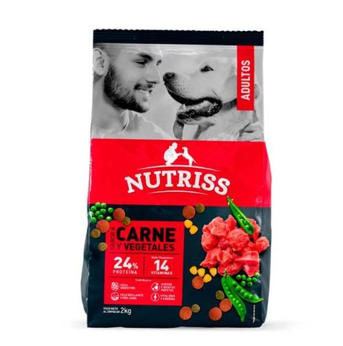 Nutriss adultos carne y vegetales