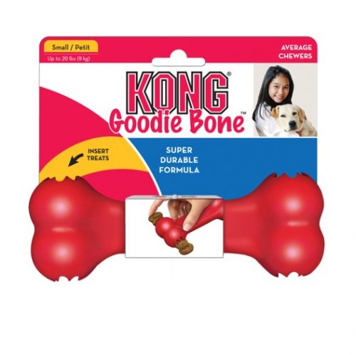 Hueso de plástico Kong Classic portacomidas