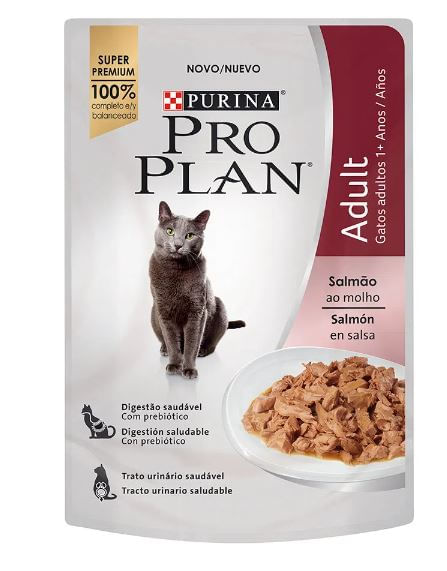 Pro Plan Gatos adultos Salmón en salsa