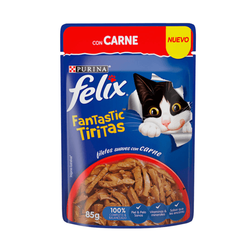 Felix fantastic con tiritas de carne