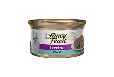 Fancy Feast terrine pavo