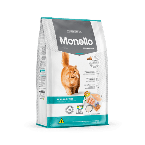 Monello para gatos adultos. Bolas de pelos