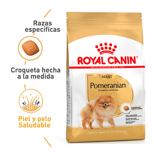 Royal canin para raza Pomerania adulto