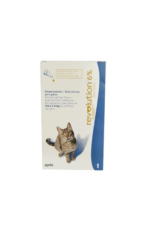 Revolution gatos de 2,6 a 7,5 kg