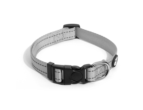 Collar Perro Reflectivo Gris