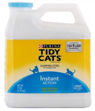 Tidy Cats scoopable instant action | Arena sanitaria aglomerante en jarra con control rápido de olores