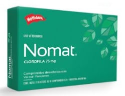 Clorofila Nomat 20 Unidades | Eliminador natural de mal aliento para mascotas