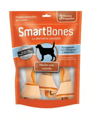 SmartBones sweet potato - 3 unidades pequeños | Deliciosos masticables y saludables para perros