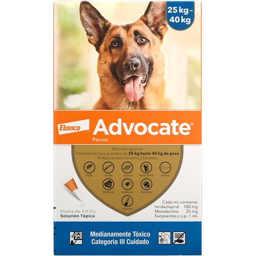 ADVOCATE PERRO 4.0ML (25-40KG)