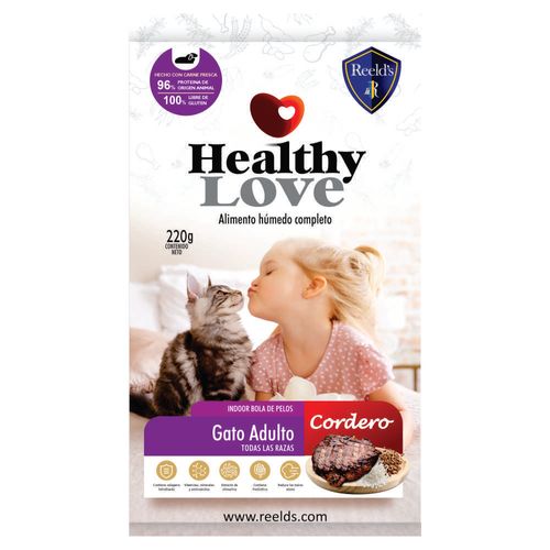 Healthy Love Gatos Adultos Cordero