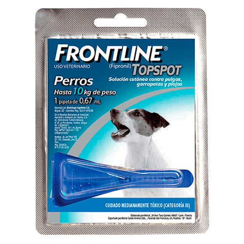 Frontline Perro S 1 Pipeta