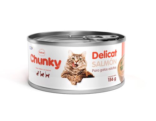 Chunky delicat salmón