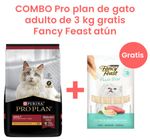 COMBO-Pro-plan-de-gato-de-3-kg-gratis-Fancy-feast-Kiss-atun