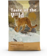 Taste of the wild canyon river feline para gato sabor a trucha y salmón ahumado