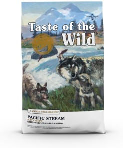 Taste of the wild Pacific Stream Puppy  para perro cachorro sabor a salmón ahumado