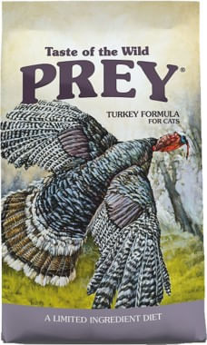 Taste of the wild prey turkey cat para gatos con pavo y lentejas