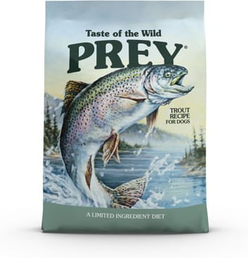 Taste of the wild prey trout dogs para perros con trucha y lentejas