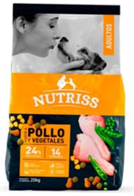 Nutriss para perro adulto sabor a pollo y vegetales