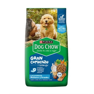 Purina Dog Chow para cachorros de raza mediana y grandes