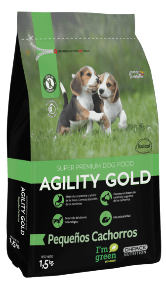 Agility Gold para cachorros de razas pequeñas o minis