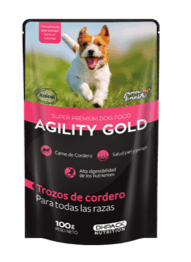 Agility Gold Húmedo Trozos Carne de cordero para perros adultos de todas las razas y tamaños