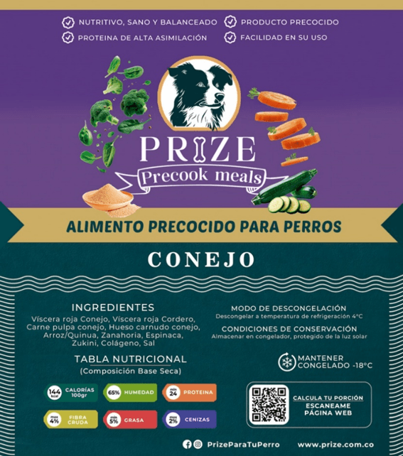 Encuentra en Manchas Prize Precook Sabor A Conejo Alimento Horneado Para Perro  7709274243696