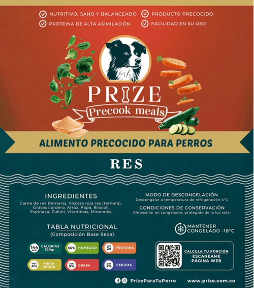 Prize Precook Sabor A Carne Alimento Horneado Para Perro